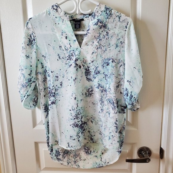 DKNY Loose-Fitting Blouse - Picture 1 of 4